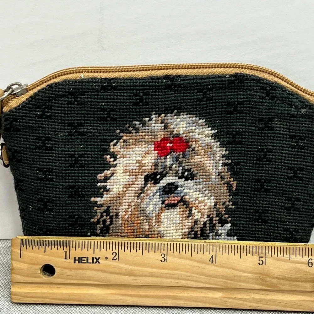 Kompany Maltese Tapestry Dog Design‎ Toiletry Make-Up Coin Jewelry Bag Pouch